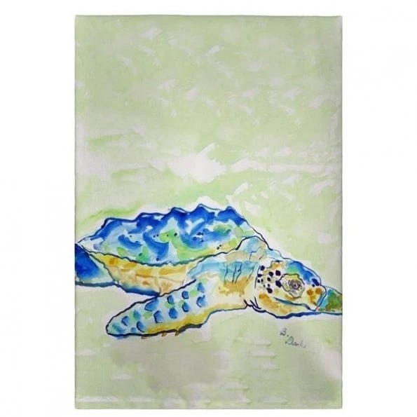 Betsy Drake GT661 Loggerhead Turtle Guest Towel – 20 x 20 in.