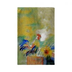 Betsy Drake BT265 30 x 50 in. Betsys Rooster Beach Towel