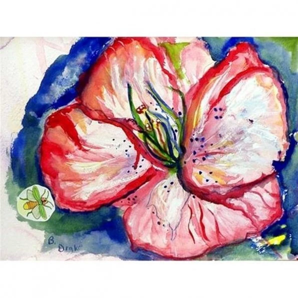 Betsy Drake BT422 30 x 50 in. Hibiscus Beach Towel