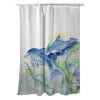Betsy Drake SH002 70 x 72 in. Betsys Dolphins Shower Curtain