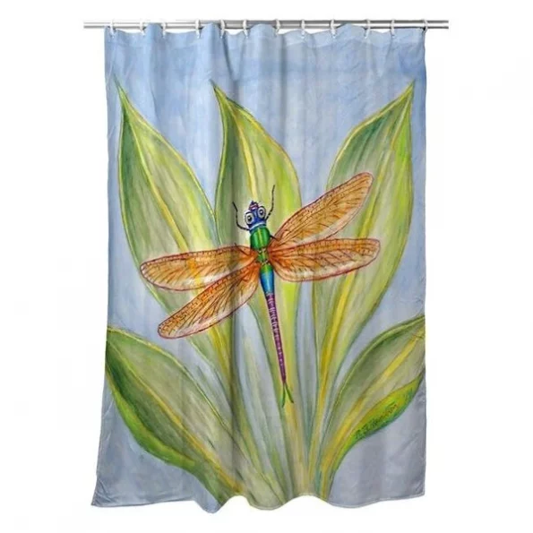 Betsy Drake SH299 70 x 72 in. Dicks Dragonfly Shower Curtain 1 Betsy Drake SH299 70 x 72 in. Dicks Dragonfly Shower Curtain