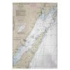 Betsy Drake GT14902DC 20 x 20 in. Door County; Green Bay; WI Nautical Map Guest Towel