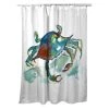 Betsy Drake SH105 Betsys Crab Shower Curtain