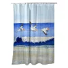 Betsy Drake SH1076 Skimming the Surf Shower Curtain