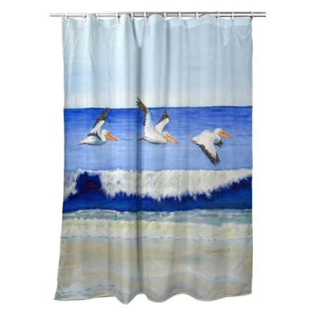 Betsy Drake SH1076 Skimming the Surf Shower Curtain