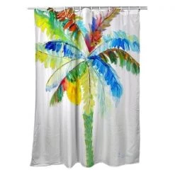 Betsy Drake SH1094 Big Palm Shower Curtain