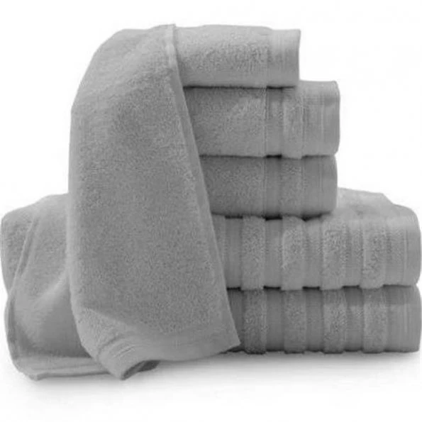 Baltic Linen Sobel Westex Pure Elegance 100-Percent Turkish Cotton 6-Piece Luxury Towel Set - Sterling 1 Sobel Westex Pure Elegance 100-Percent Turkish Cotton 6-Piece Luxury Towel Set – Sterling