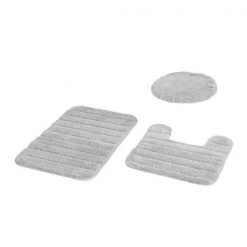 Sobel Westex Luxury Nylon 3-Piece Rug Set – Lunar Rock