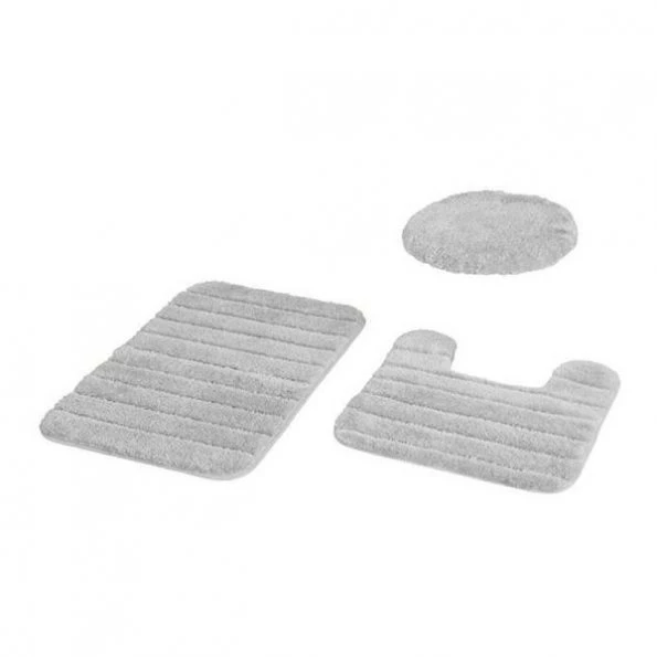 Sobel Westex Luxury Nylon 3-Piece Rug Set – Lunar Rock