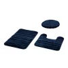 Sobel Westex Luxury Nylon 3-Piece Rug Set - Medieval Blue