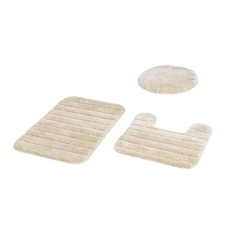 Sobel Westex Luxury Nylon 3-Piece Rug Set - Neutral