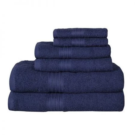 Sobel Westex Egyptian Majestic Heavy Weight 100-Percent Cotton 6-Piece Towel Set - Medieval Blue