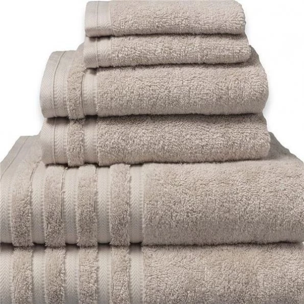 Sobel Westex Pure Elegance 100-Percent Turkish Cotton 6-Piece Luxury Towel Set – Rainy Day