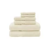 Pyramid Excel 03530551700000 100 Percent Egyptian Cotton 800GSM Towel Set 6 Piece - Rich Cream
