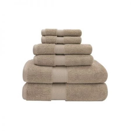 Sovilla Sobel Westex 100-Percent Combed Cotton 800gsm 6-Piece Towel Set - Warm Sand