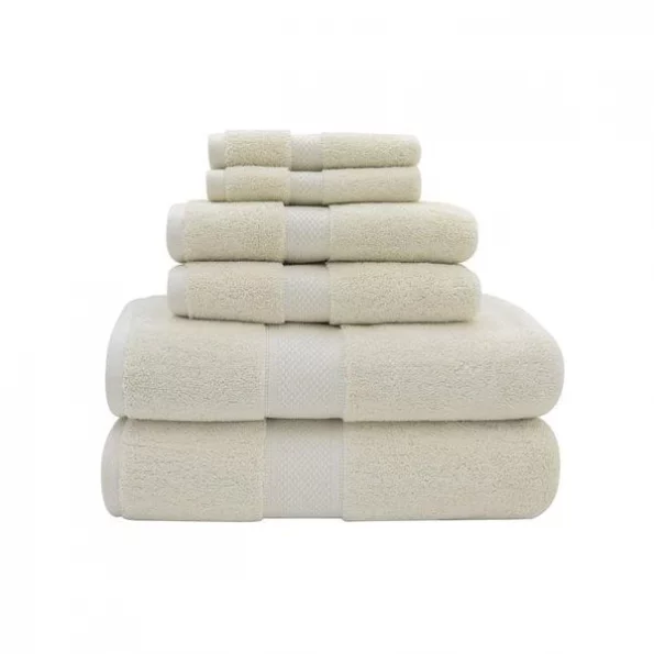 Sobel Westex 100-Percent Combed Cotton 800gsm 6-Piece Towel Set – Lunar Rock
