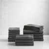 Sobel Westex 03519461100000 100 Percent Cotton Complete 24 Piece Towel Set; Gunmetal