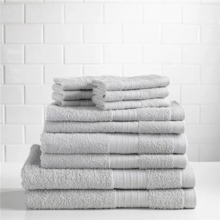 Sobel Westex 03571291100000 100 Percent Cotton Complete 12 Piece Towel Set; Lunar