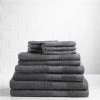 Sobel Westex 03571292100000 100 Percent Cotton Complete 12 Piece Towel Set; Gunmetal