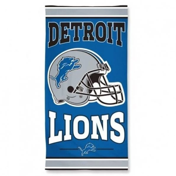 Detroit Lions Towel 30×60 Beach Style