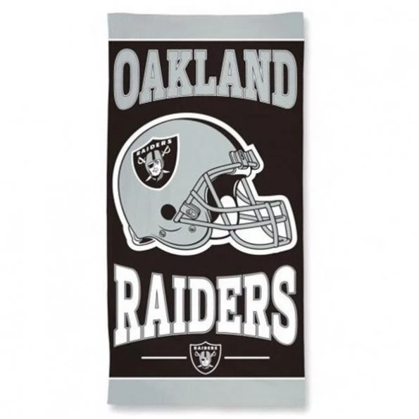 Oakland Raiders Towel 30×60 Beach Style