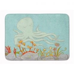 Carolines Treasures BB8538RUG Octopus Underwater Scene Machine Washable Memory Foam Mat