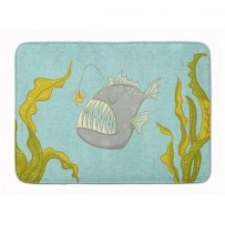 Carolines Treasures BB8541RUG Frog Fish Machine Washable Memory Foam Mat