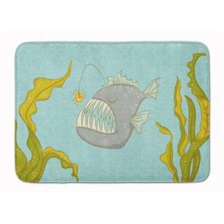 Carolines Treasures BB8541RUG Frog Fish Machine Washable Memory Foam Mat