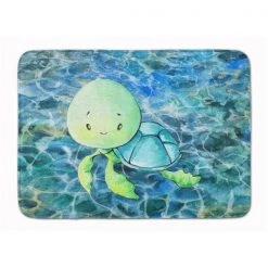 Carolines Treasures BB8525RUG Sea Turtle Machine Washable Memory Foam Mat