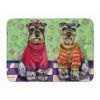 Carolines Treasures PPP3333RUG 19 x 27 in. Schnauzer Love & Peace Machine Washable Memory Foam Mat
