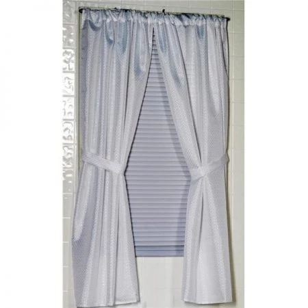 Carnation Home Fashions SWC-L-03 70 x 72 in. Waffle Weave Polyester Curtain in Slate