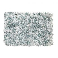 Carnation Home Fashions BM-M7L-57 21 x 34 in. Tie Dye Paper Shag Cotton & Poly Blend Bath Mat in Coral