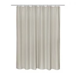 Carnation Home Fashions FSC18-HX84-03 70 x 72 in. Grace Jacquard Shower Curtain in White