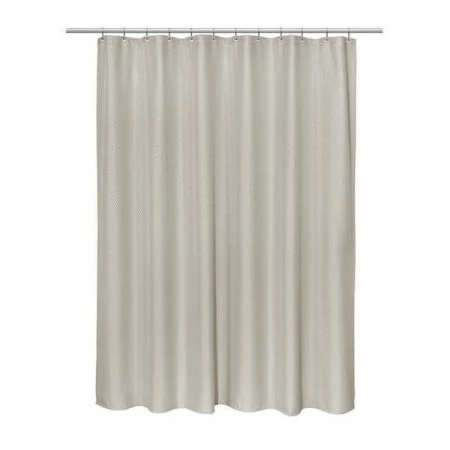 Carnation Home Fashions FSC18-HX84-03 70 x 72 in. Grace Jacquard Shower Curtain in White