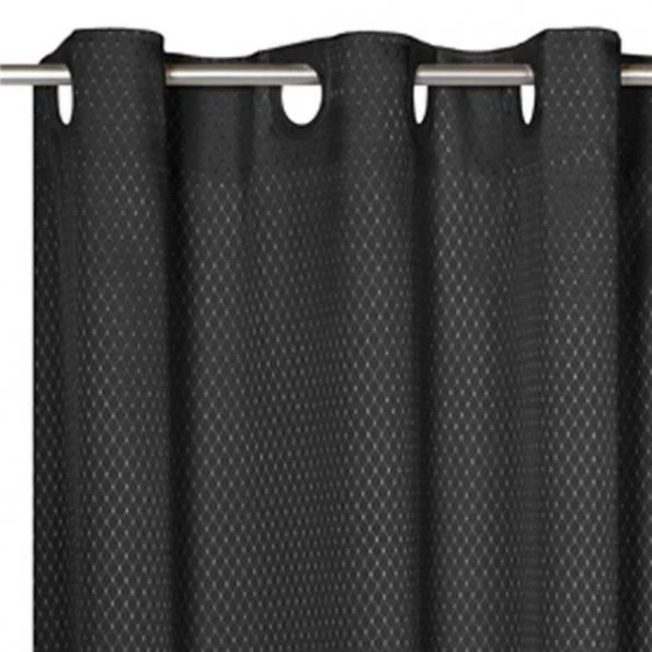 Carnation Home Fashions SCEZ-HXST-16 54 x 78 in. EZ-ON Grace Jacquard Polyester Stall Size Shower Curtain in Ivory