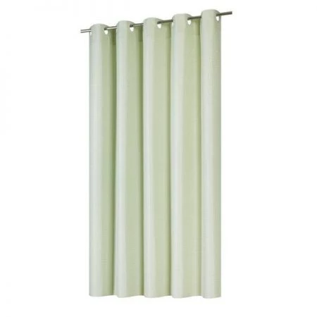 Carnation Home Fashions SCEZ-WWL-42 70 x 75 in. EZ-ON Waffle Weave Fabric Shower Curtain with Built Snap Off-Liner in Spa Blue