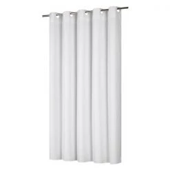 Carnation Home Fashions SCEZ-WWL-21 70 x 75 in. EZ-ON Waffle Weave Fabric Shower Curtain with Built Snap Off-Liner in Taupe