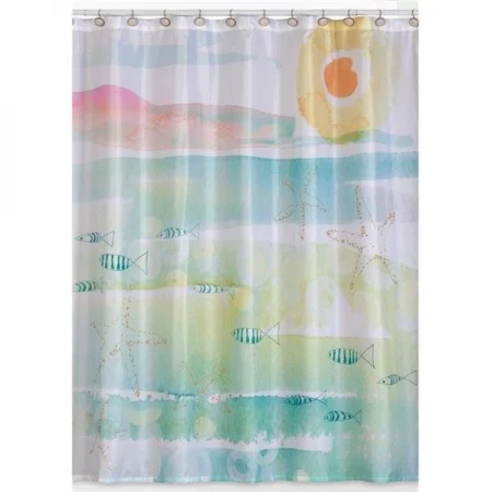 Creative Bath Products Creative Bath S1239MULT 72 x 72 in. Clear Pocket Shower Curtain