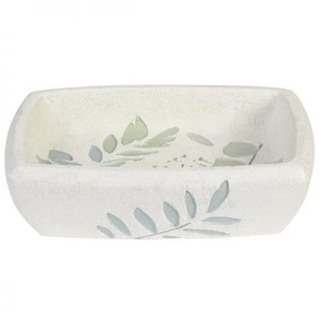 Creative Bath Products Creative Bath SPR56SAG Springtime Resin Soap Dish; Sage