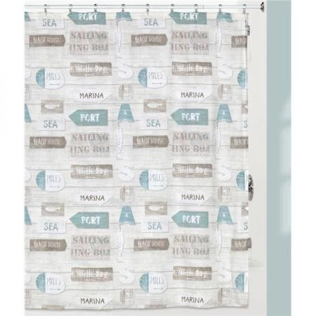 Creative Bath Products Creative Bath S1259NAT Shower Curtain - Natural