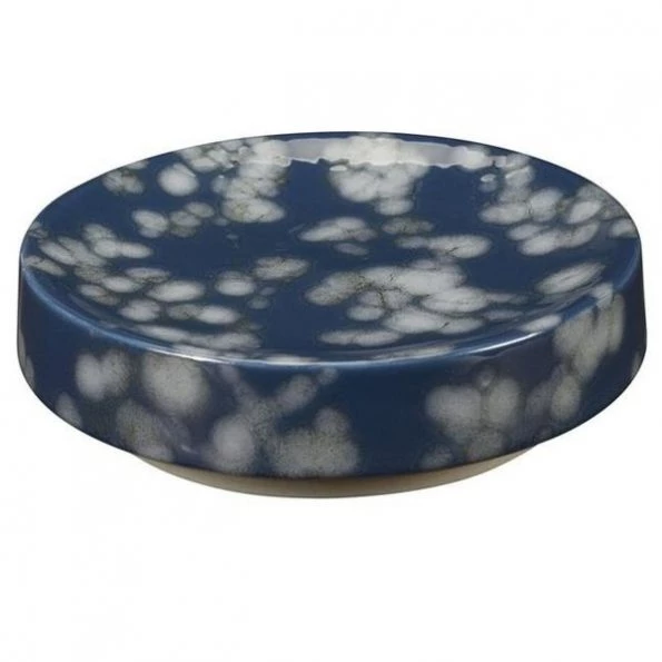 Creative Bath Products Creative Bath IND56BLU Blossoms Soap Dish - Blue 1 Creative Bath IND56BLU Blossoms Soap Dish – Blue