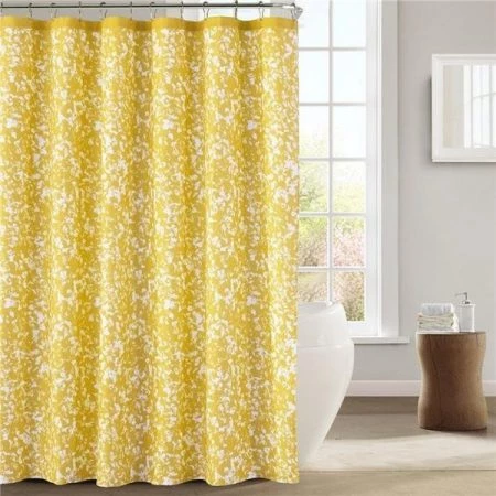 Duck River Textile Kensie SUSI 4267D=12 SUSIE SHOWER CURTAIN /YELLOW