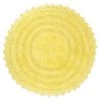 Midwest Design Imports Design Imports Yellow Round Crochet Bath Mat