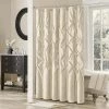 Madison Park MP70-439 Laurel Shower Curtain - Ivory