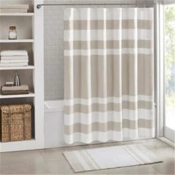 Madison Park MP72-1486 Cotton Reversible Bath Rug – Taupe