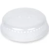 Home Craft HCMPCS10CL 10 in. Microwave Plate Cover Shield with Insert Handles & Ventilation; Clear