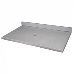 Eden Bath EB-N3722LG 37 x 22 in. Concrete Counter Vanity Top with Backsplash; Light Gray