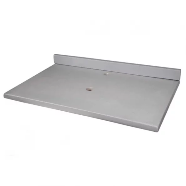 Eden Bath EB-N3722LG 37 x 22 in. Concrete Counter Vanity Top with Backsplash; Light Gray