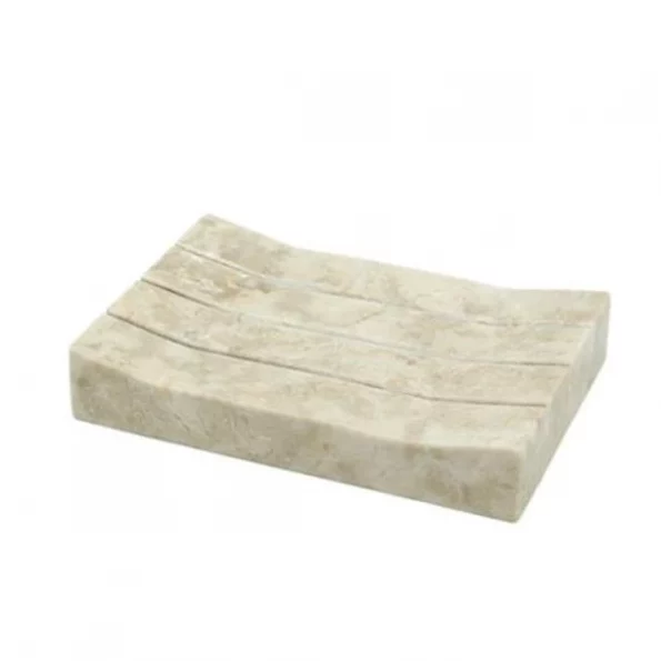 Champagne Marble Boulder Soap Dish