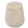 Creative Home 33032 Champagne Marble Dalton Cotton Ball Holder